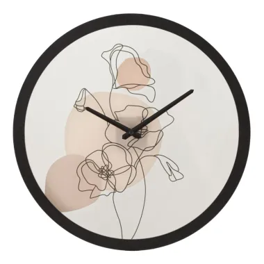 ZEGAR NAŚCIENNY FLOWER -B- 40X3,5 cm